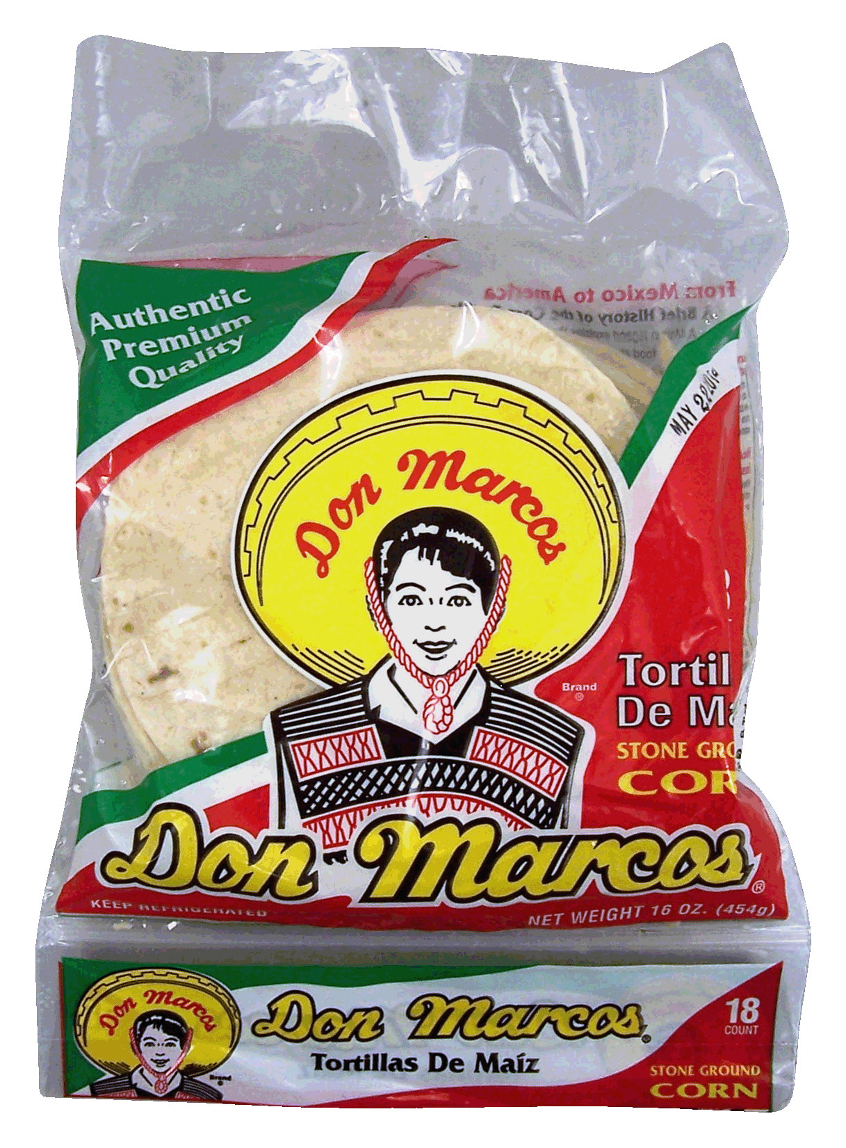 Don Marcos  stone ground corn tortillas, 18-count Full-Size Picture